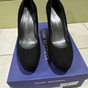 Stuart Weitzman Classic Black Pumps